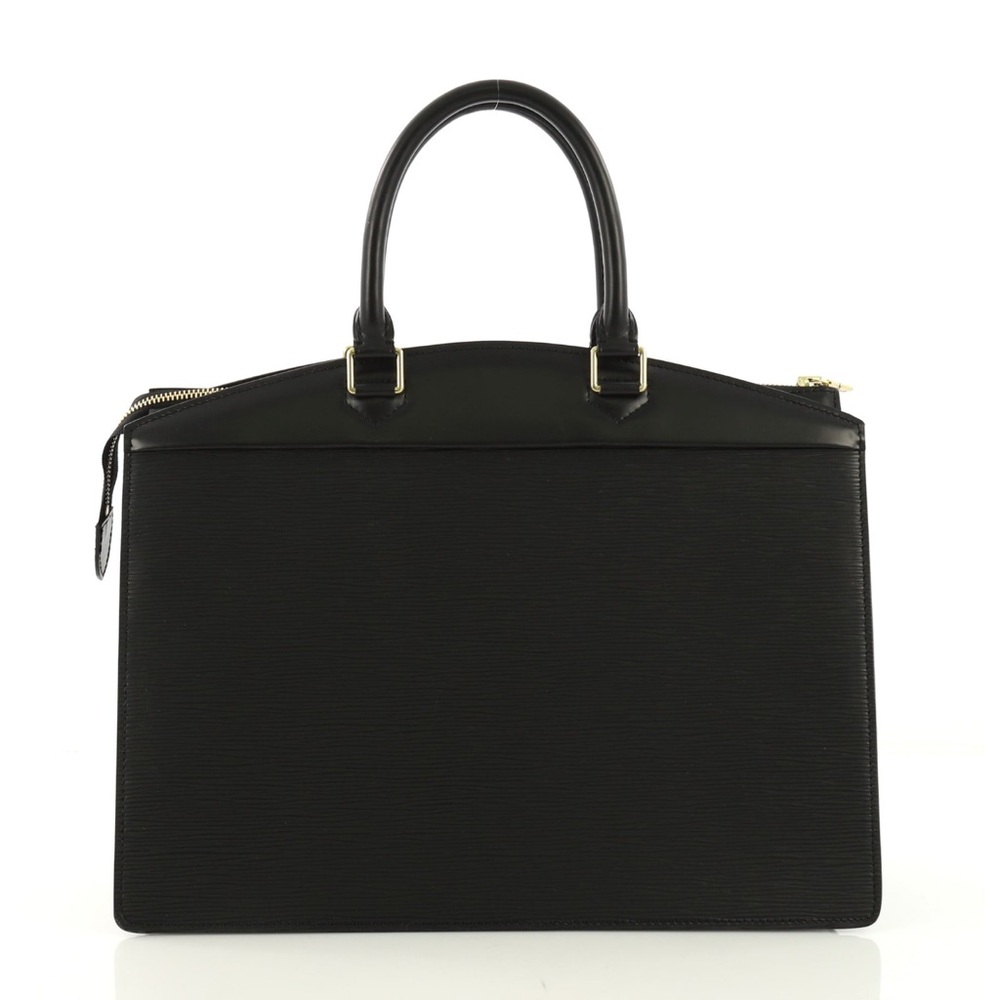 Louis Vuitton Riviera Epi Leather Black Top Handle Bag LV Vintage - Picture 3 of 12